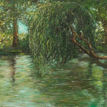Anninmuiza's Pond, oil on canvas, 70x50, 2015