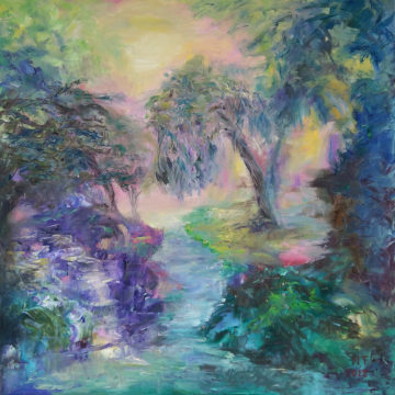 Magic Forest, oil on canvas, 60x60, 2018