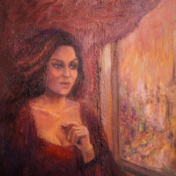 Margarita, oil on canvas, 50x70, 2018