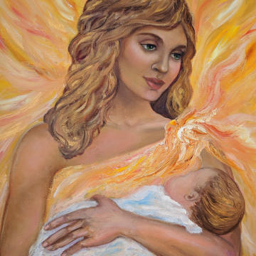 Mother of the Sun, oil on canvas, 50x70, 2016