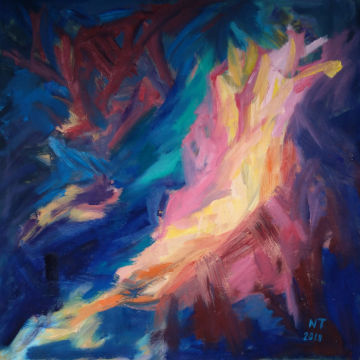 Pre-desire, oil on canvas, 60x60, 2018